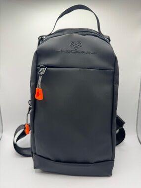 Jack Abrahams Indio Collection Black Sling Backpack Bag